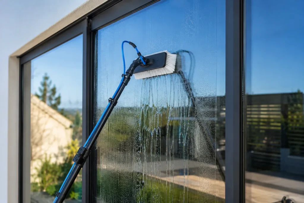 Nettoyage de vitres